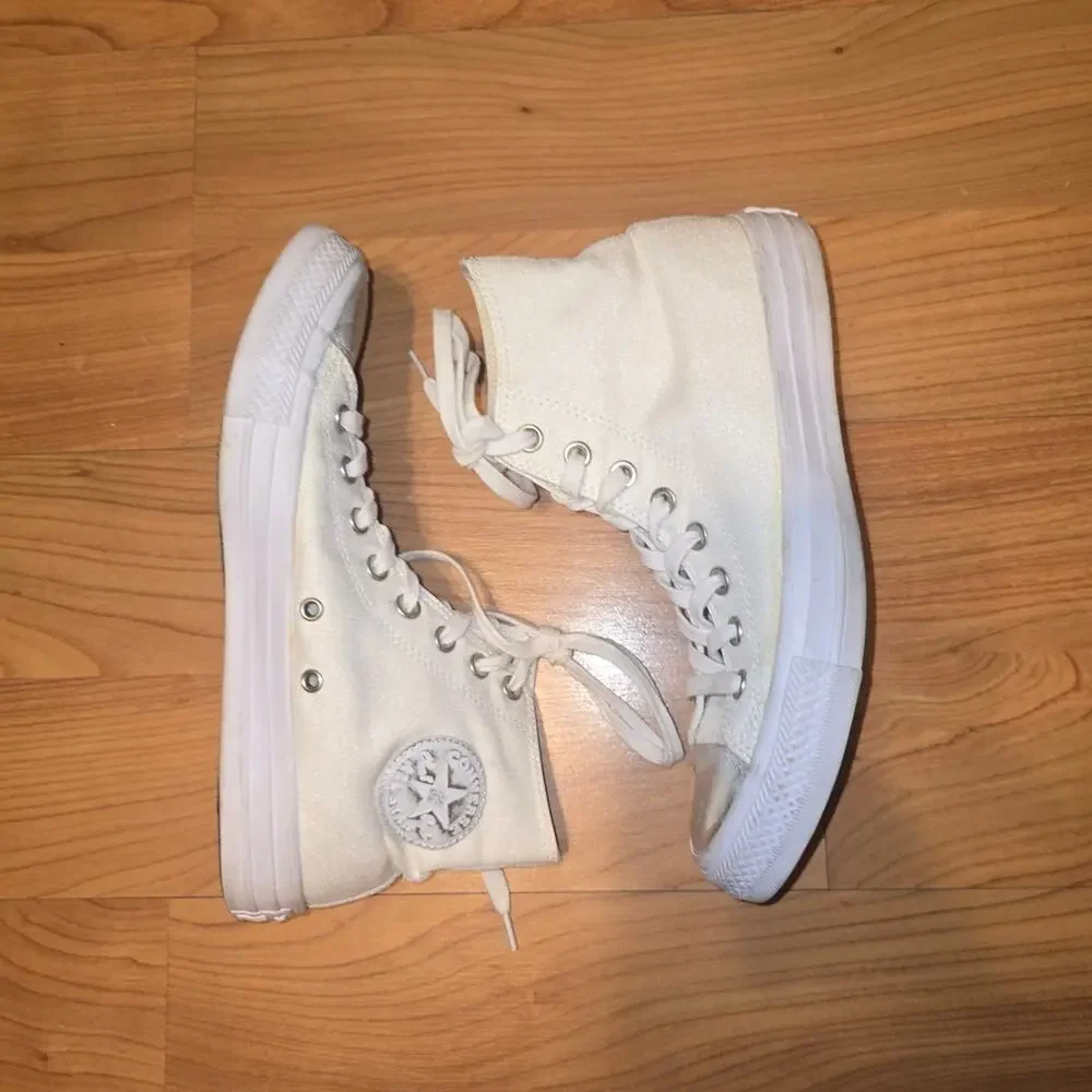 Converse High-Top Sneakers in White - Picture 7 of 14